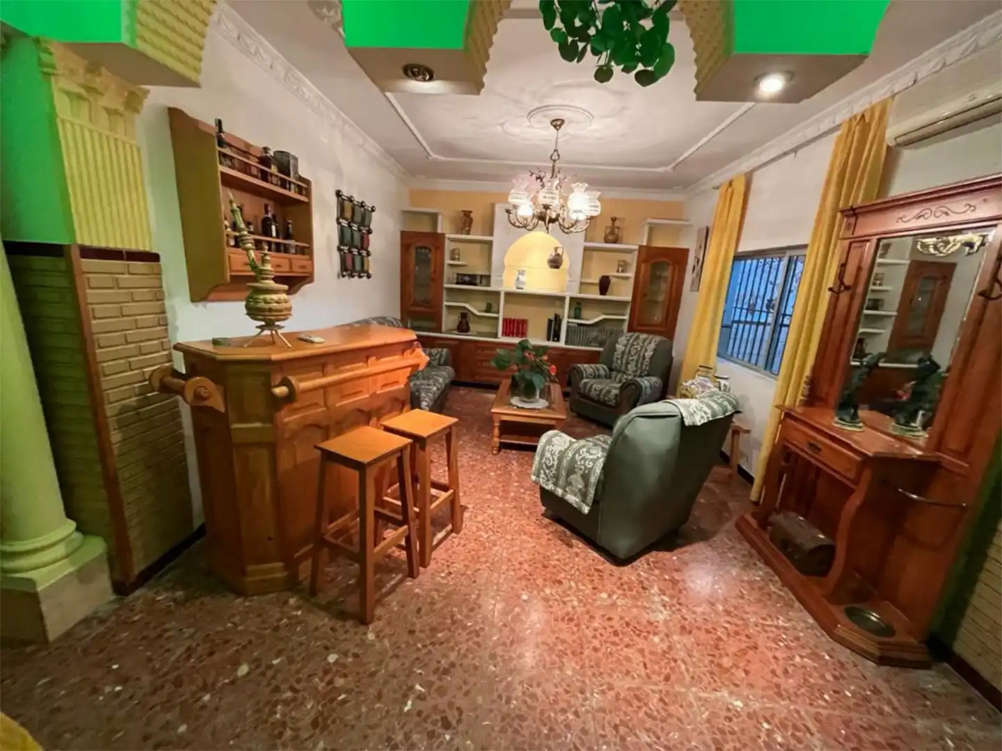 Sala d'estar de Casa adosada en venda en Villanueva del Río y Minas amb Aire condicionat, Calefacció i Terrassa
