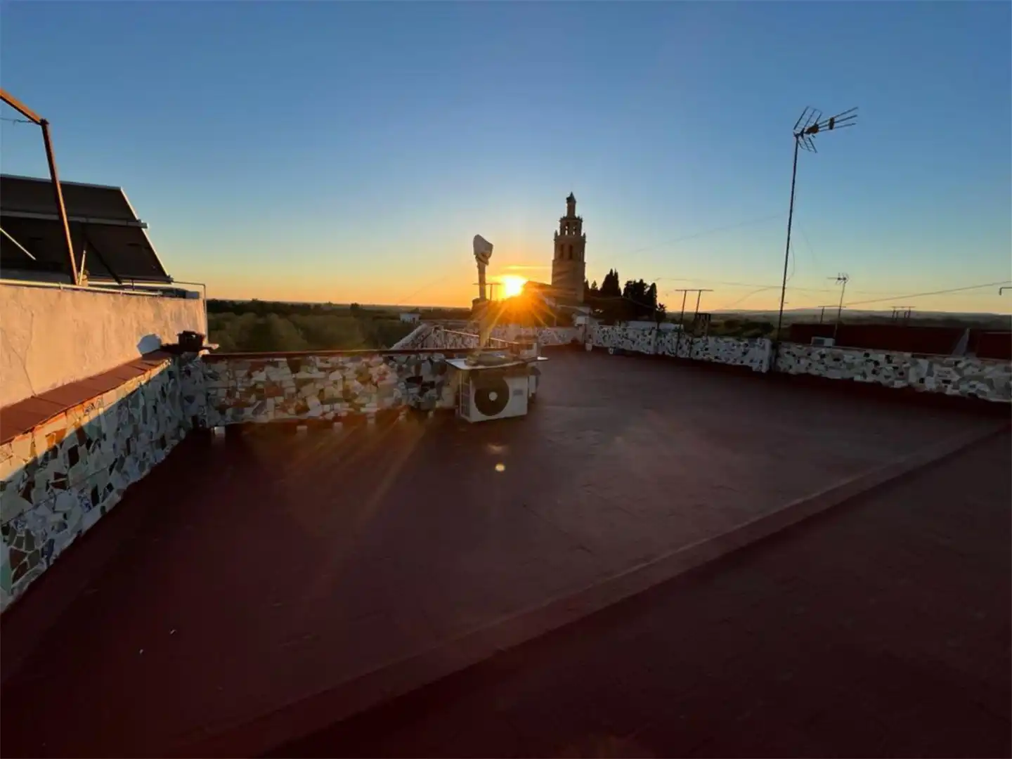 Terrassa de Casa adosada en venda en Villanueva del Río y Minas amb Aire condicionat, Calefacció i Terrassa