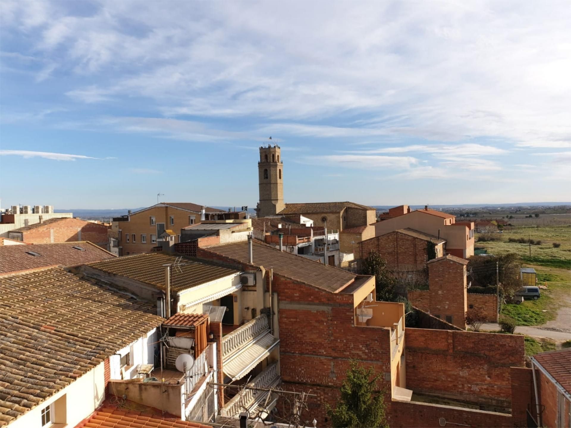 Exterior view of Duplex for sale in Benavent de Segrià  with Air Conditioner, Heating and Storage room