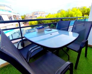 Terrace of Apartment to rent in Garrucha  with Air Conditioner, Terrace and Swimming Pool