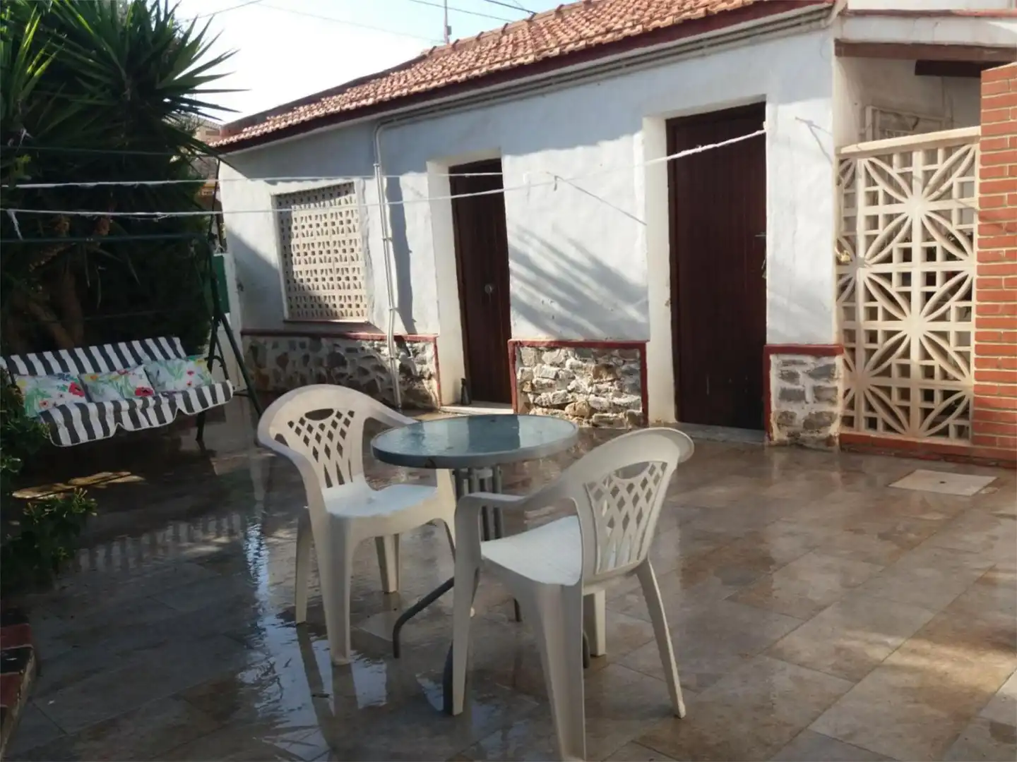 Casa o chalet en venta en Paseo Marítimo Mojón, 25, El Mojón Terraza de Casa o chalet en venta en Pilar de la Horadada con Aire acondicionado, Jardín privado y Terraza