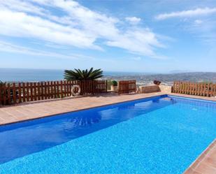 Swimming pool of House or chalet for sale in Algarrobo  with Air Conditioner, Terrace and Swimming Pool