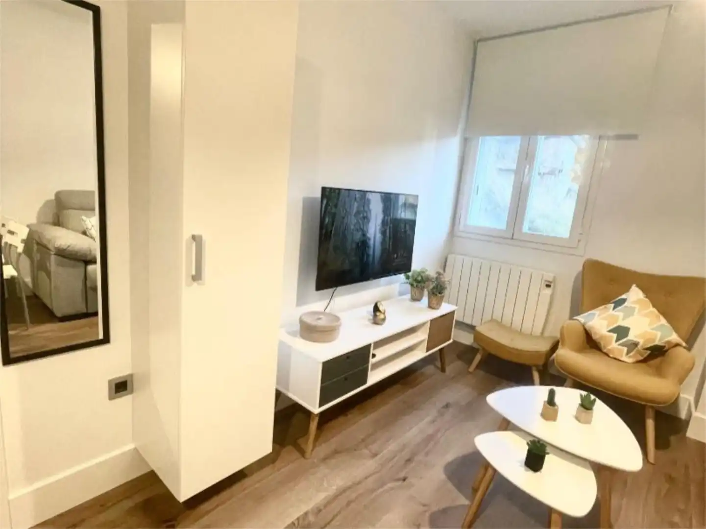 Sala de estar de Piso en venta en Sierra Nevada con Calefacción, Parquet y Amueblado
