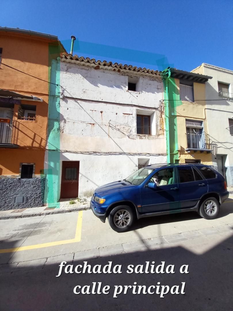 Exterior view of Single-family semi-detached for sale in Brea de Aragón  with Storage room
