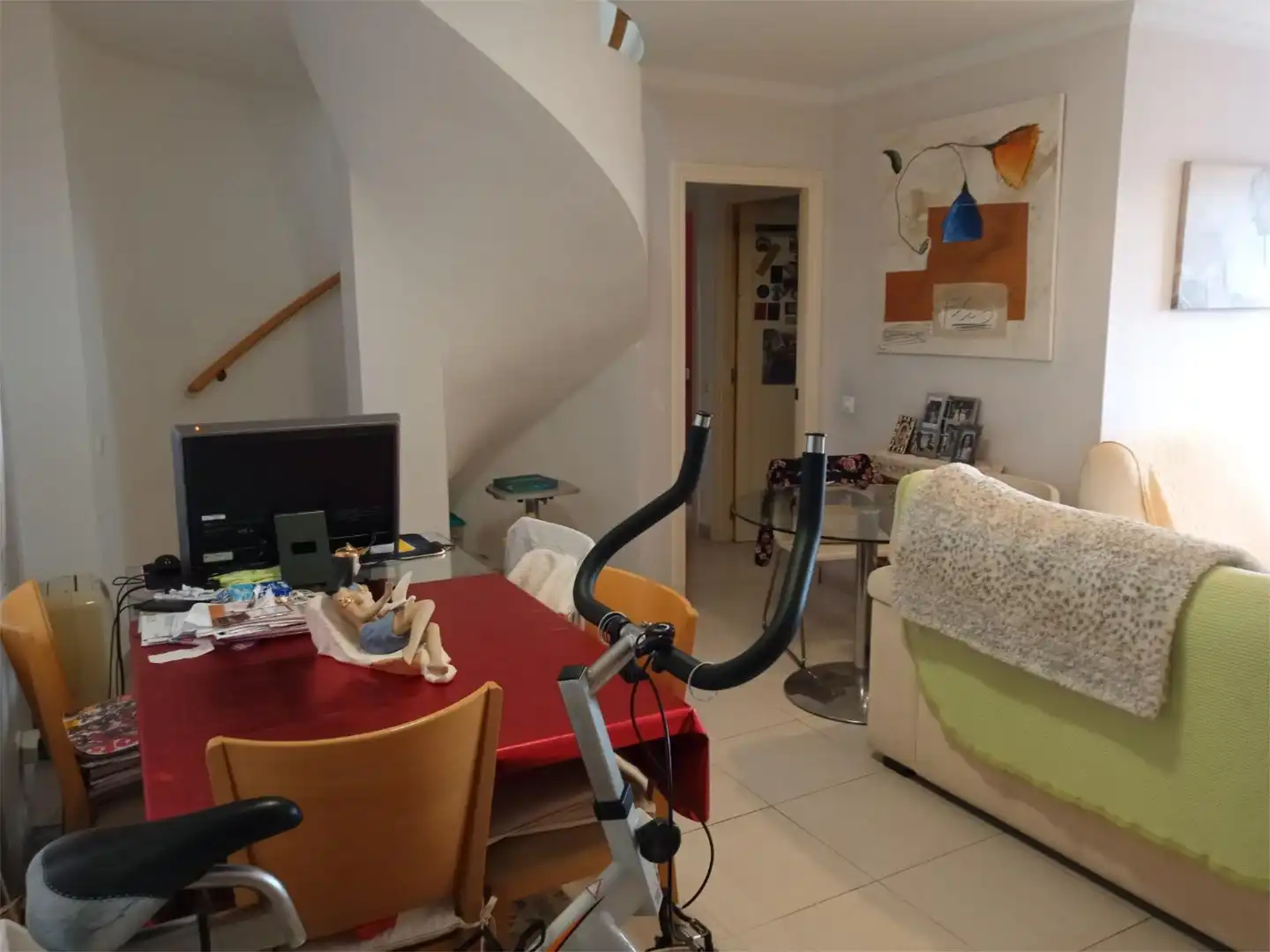 Sala d'estar de Dúplex en venda en Maó - Mahón amb Aire condicionat, Terrassa i Balcó