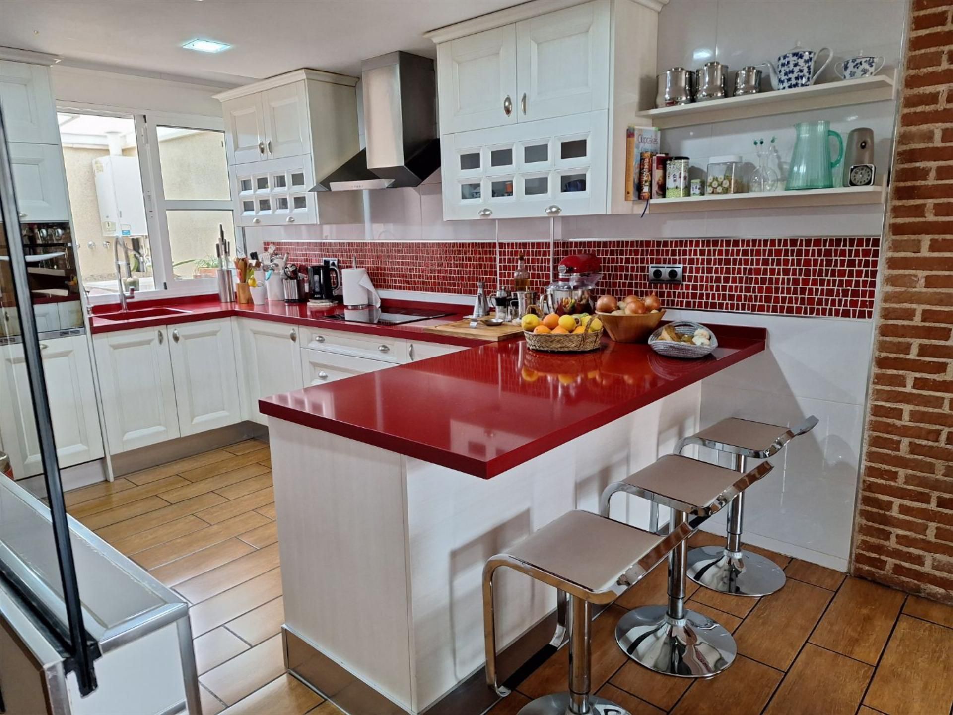 Kitchen of Flat for sale in  Murcia Capital  with Air Conditioner, Heating and Private garden