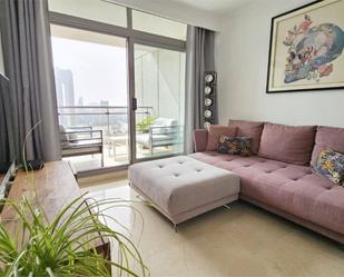 Living room of Flat for sale in Benidorm  with Air Conditioner, Terrace and Swimming Pool