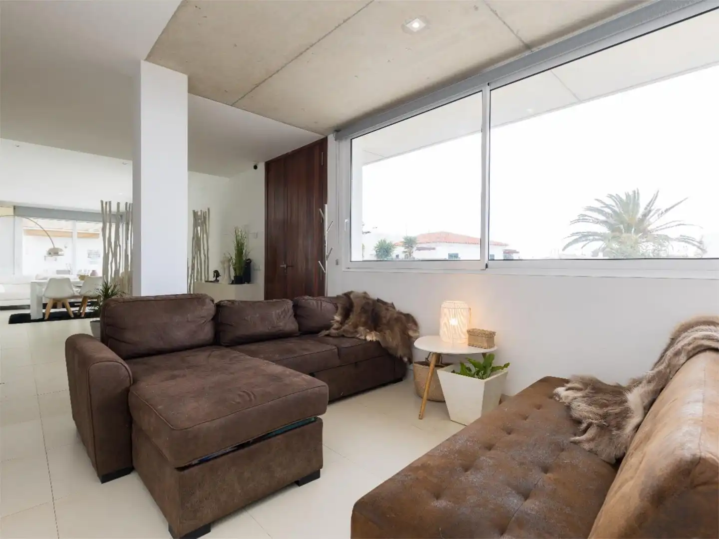 Sala d'estar de Casa o xalet en venda en Sant Lluís amb Aire condicionat, Terrassa i Piscina