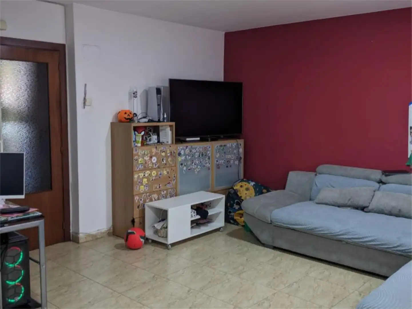 Sala de estar de Casa adosada en venta en Sádaba con Aire acondicionado, Calefacción y Trastero