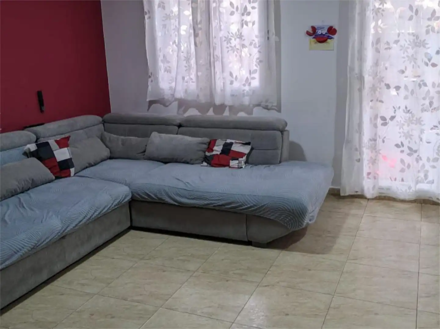 Sala de estar de Casa adosada en venta en Sádaba con Aire acondicionado, Calefacción y Trastero