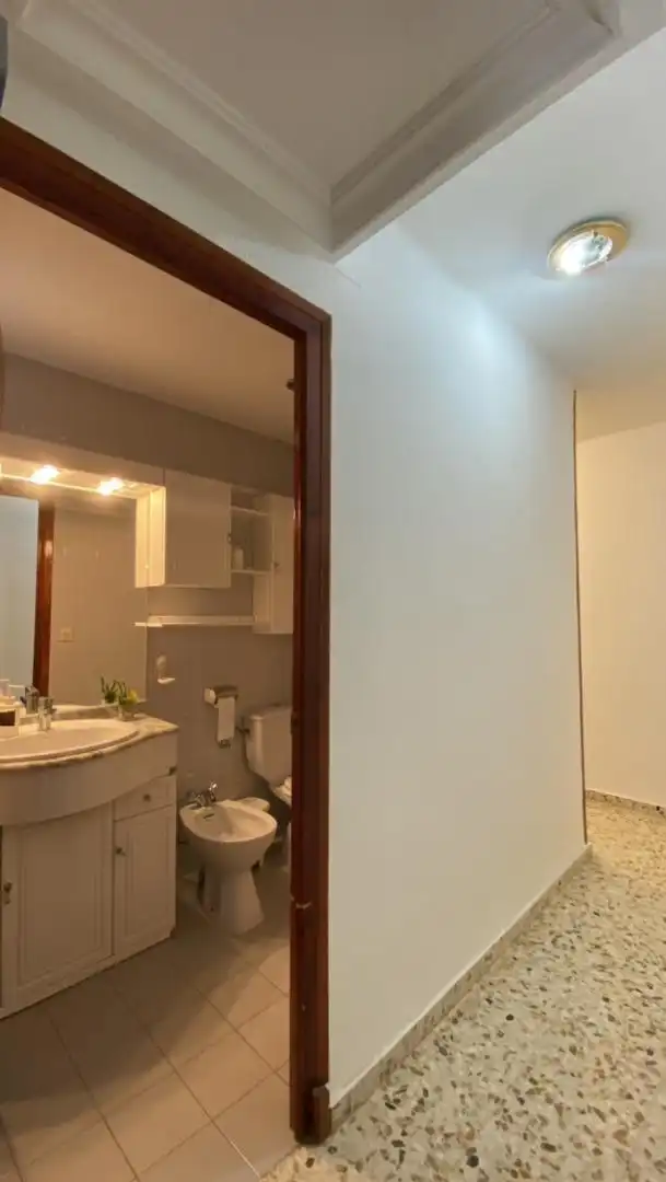 Badezimmer von Wohnung zur untervermieten in Alcañiz mit Heizung, Möbliert und Ofen