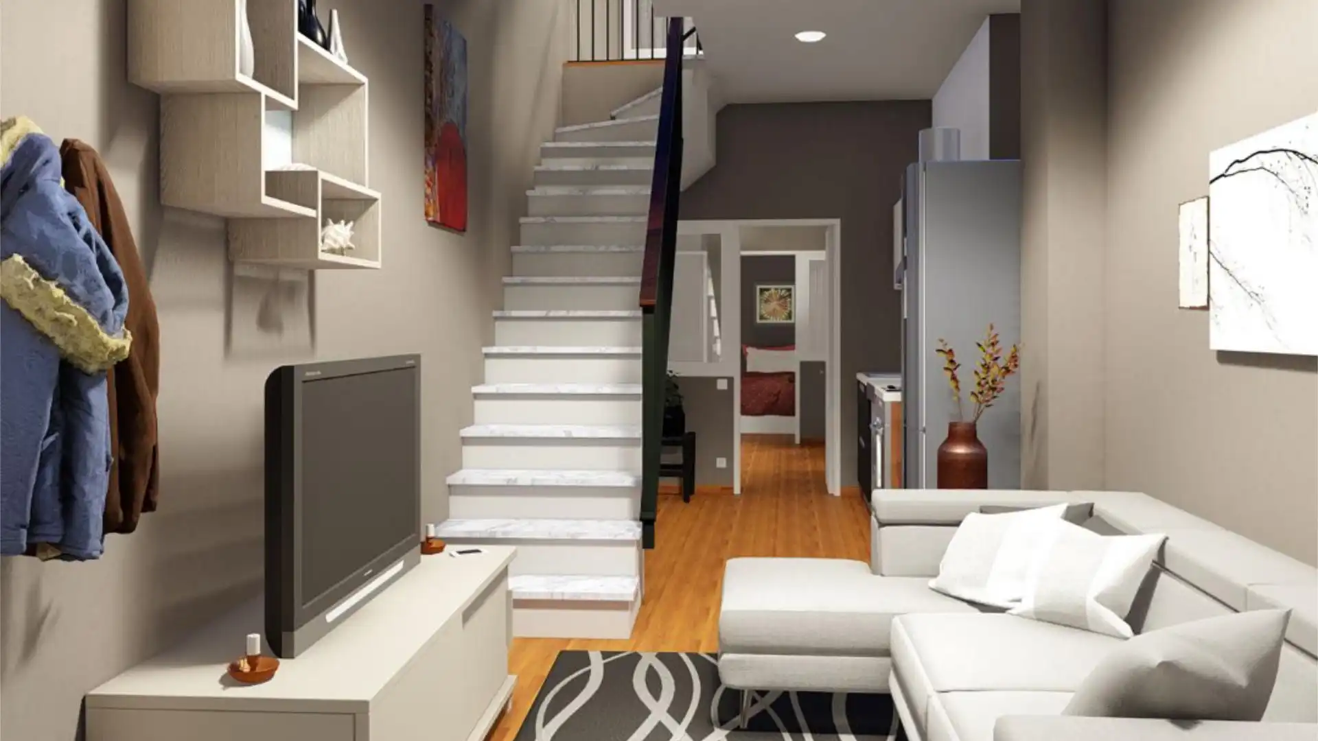 Casa adosada en venta en Carrer de Sant Josep, 11, Zona Pueblo Sala de estar de Casa adosada en venta en Calpe / Calp con Terraza, Trastero y Balcón