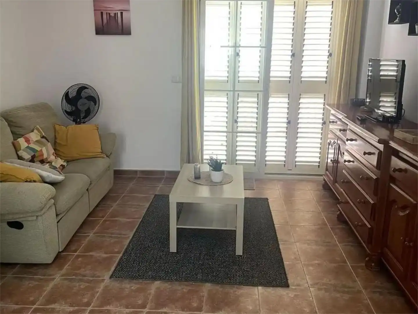 Pis de lloguer a El Calón, 21, El Calón - Cala Panizo - El Pozo del Esparto Sala d'estar de Pis de lloguer en Cuevas del Almanzora amb Terrassa, Traster i Moblat