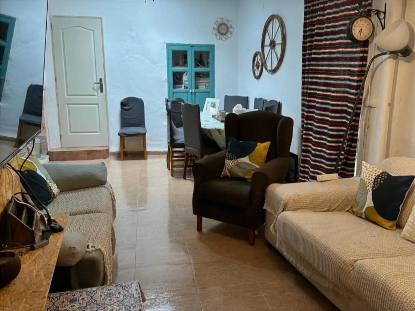 Planta baja en venta en Calle Agua, 10, Fondón Sala de estar de Planta baja en venta en Fondón con Aire acondicionado, Terraza y Amueblado