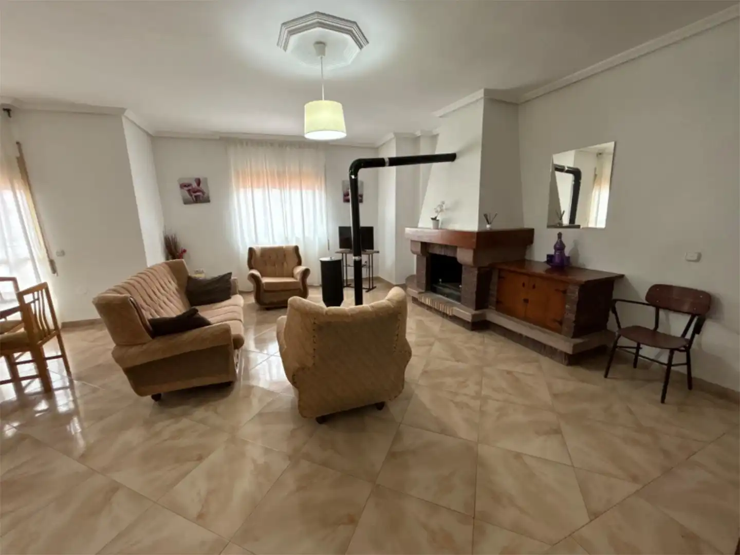 Living room of Flat for rent in Puebla de Don Fadrique  with Heating, Terrace and Furnished