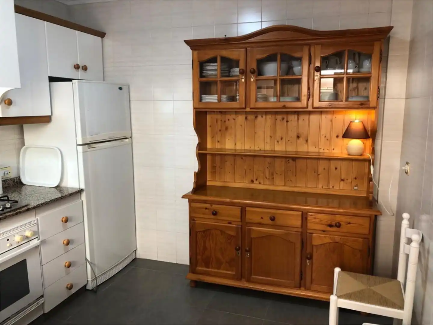 Dúplex en venta en Avinguda de Portugal, 28, Calas Santiago Bernabéu Cocina de Dúplex en venta en Santa Pola con Aire acondicionado, Jardín privado y Terraza