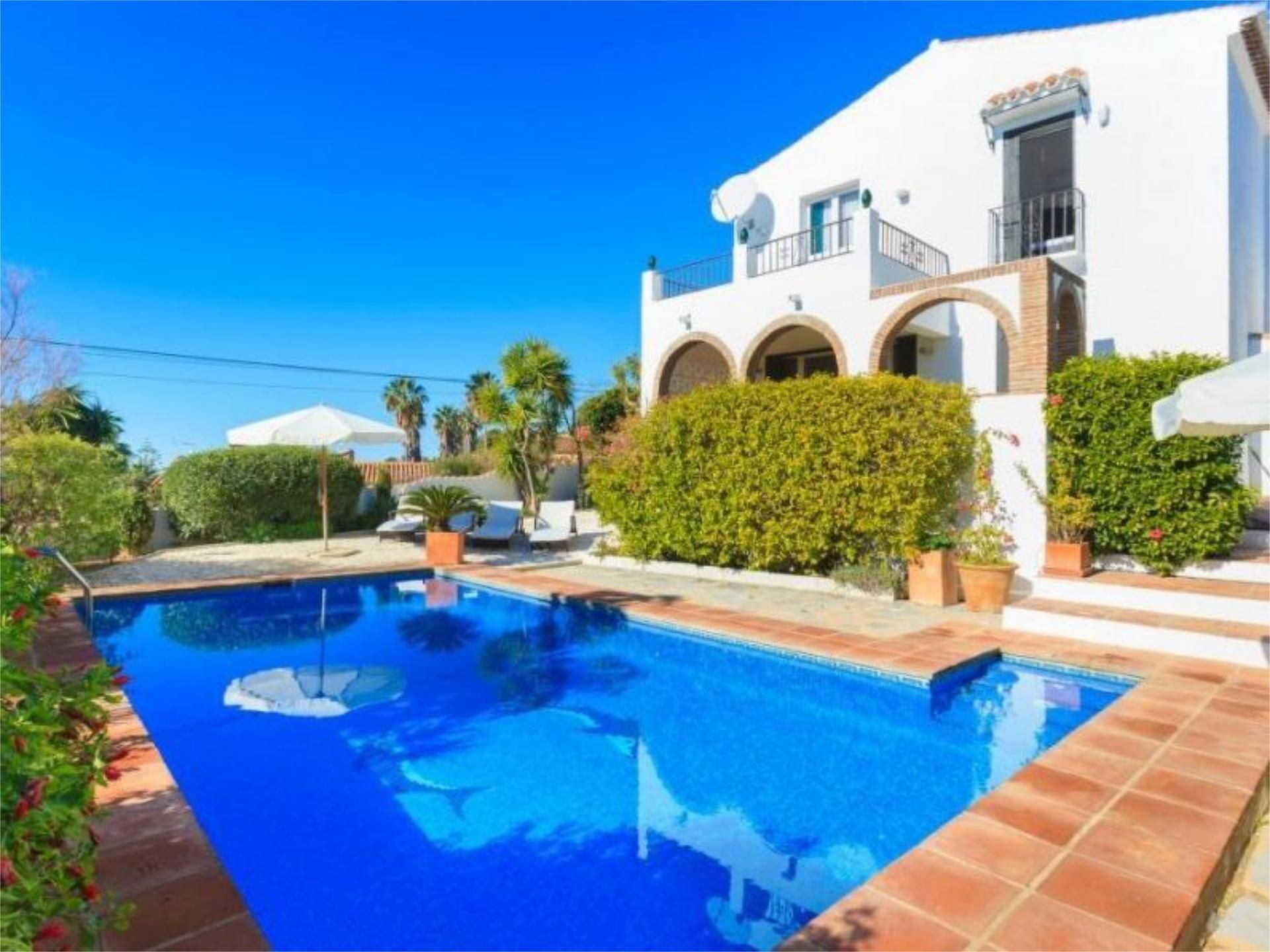Piscina de Casa o xalet de lloguer en Estepona amb Aire condicionat, Jardí privat i Terrassa