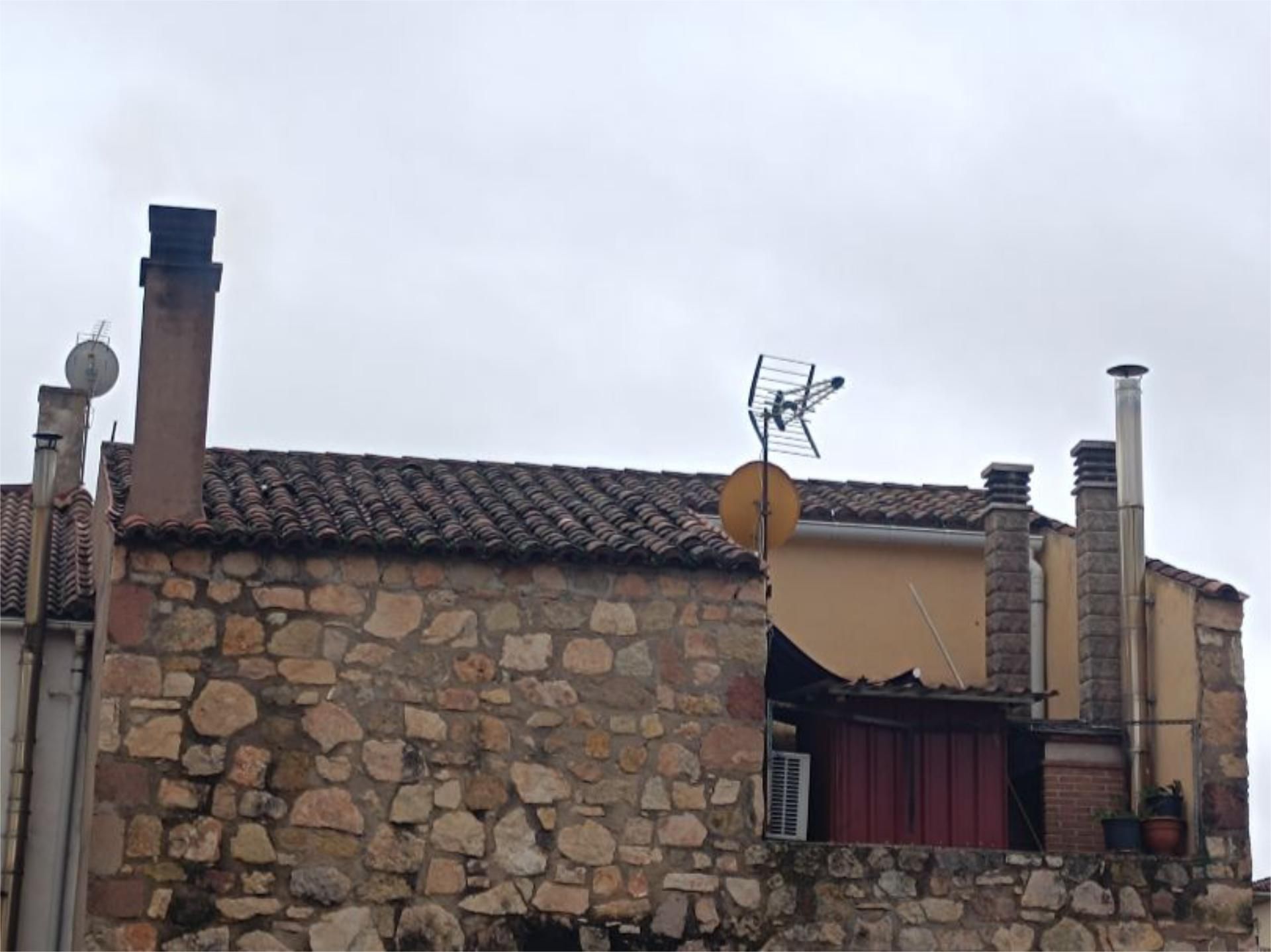 Exterior view of Single-family semi-detached for sale in Sigüenza  with Storage room and Furnished