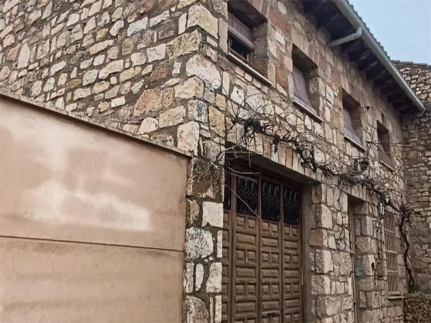 Vista exterior de Casa adosada en venta en Sigüenza con Trastero y Amueblado