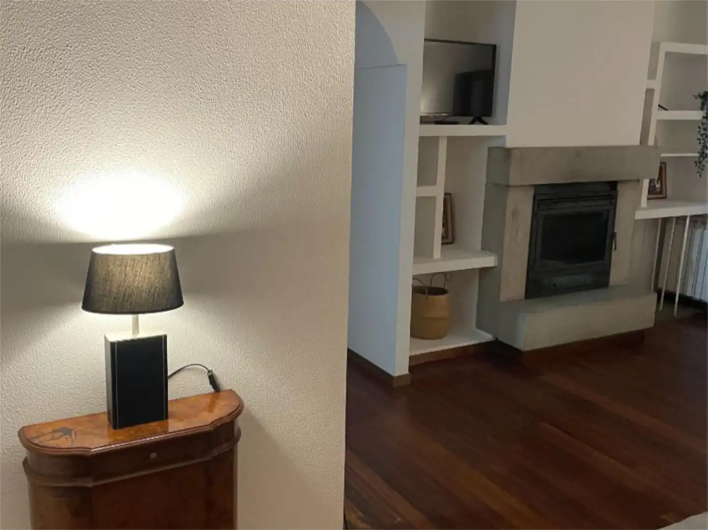 Piso de alquiler en Vilaboa Sala de estar de Piso de alquiler en Vilaboa con Calefacción, Jardín privado y Parquet