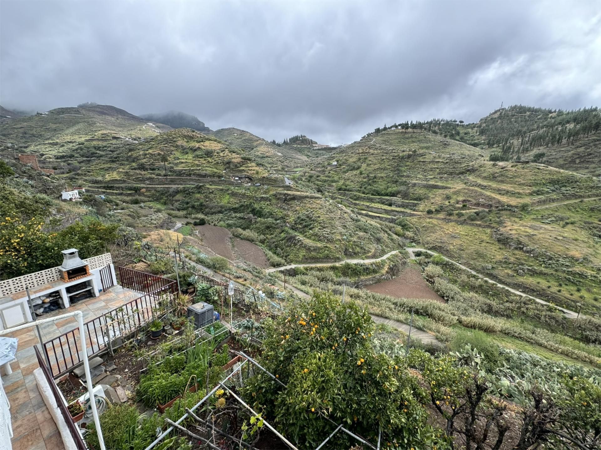 Exterior view of Single-family semi-detached for sale in Artenara  with Private garden, Terrace and Storage room