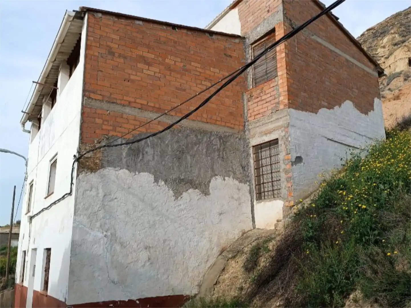 Vista exterior de Casa adosada en venta en Ballobar con Amueblado