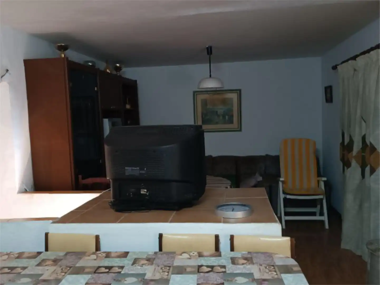 Sala de estar de Casa adosada en venta en Ballobar con Amueblado