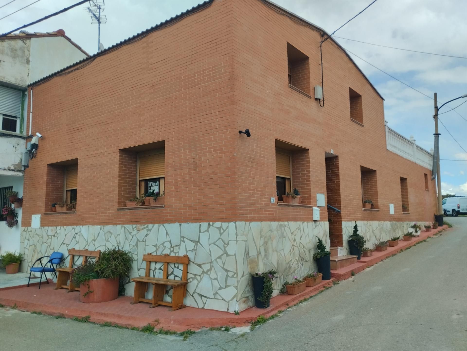 Exterior view of House or chalet for sale in  Zaragoza Capital  with Terrace