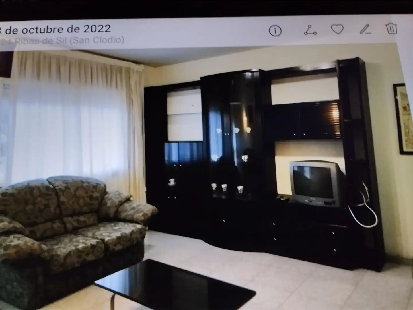 Wohnzimmer von Wohnung zum Verkauf in Ribas de Sil mit Heizung, Terrasse und Abstellraum
