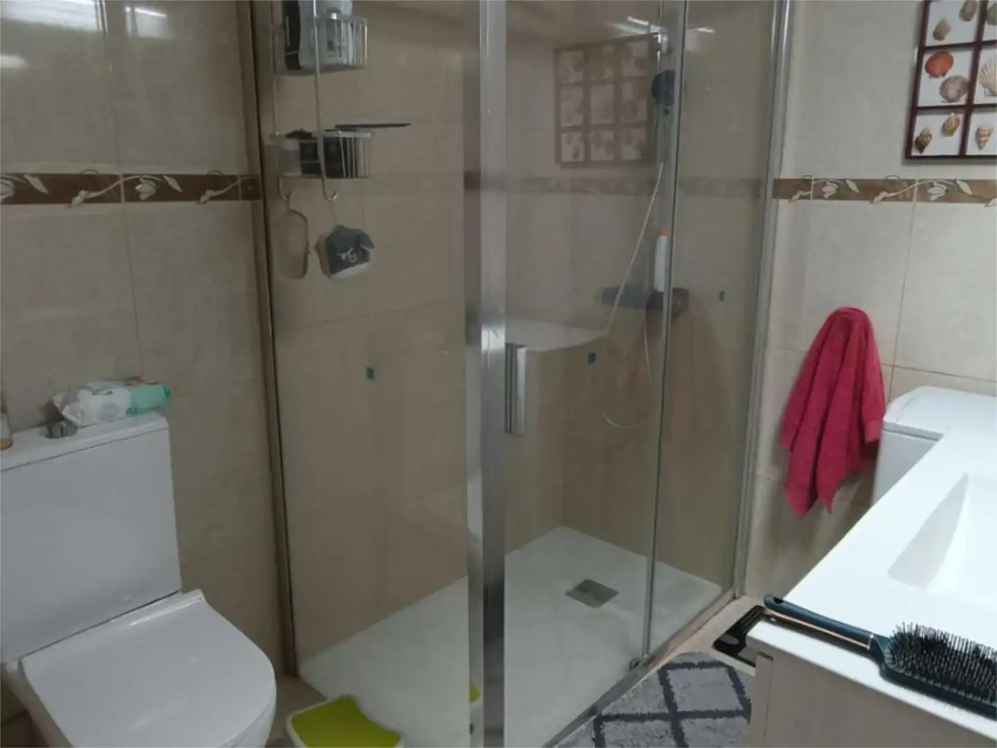 Flat for sale in Flor de Pascua, Acantilados de Los Gigantes Bathroom of Flat for sale in Santiago del Teide with Air Conditioner, Parquet flooring and Terrace