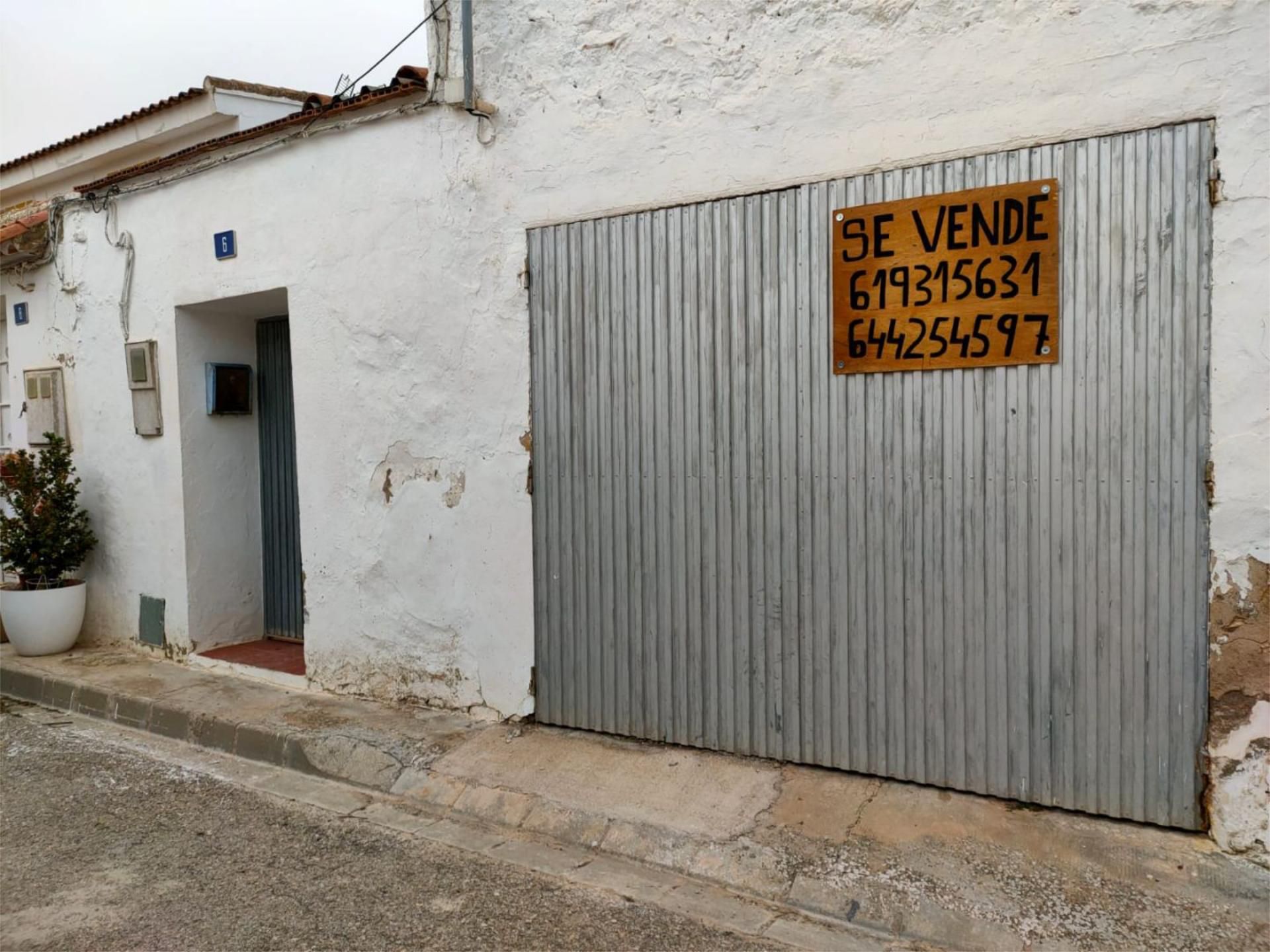 Exterior view of Flat for sale in Balsa de Ves  with Private garden, Storage room and Furnished