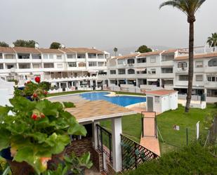 Exterior view of Flat for sale in Mijas  with Air Conditioner, Terrace and Swimming Pool