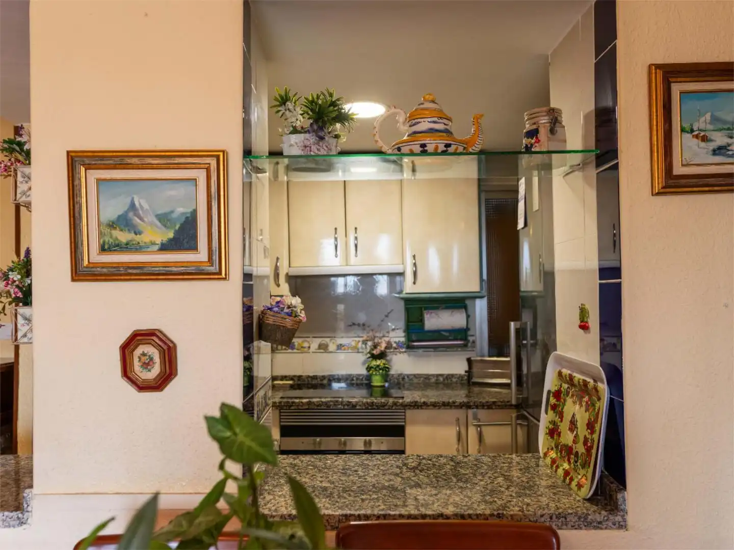Apartament de lloguer a Urbanización Costa Banana, 1, Almuñecar Centro Cuina de Apartament de lloguer en Almuñécar amb Terrassa, Piscina i Moblat