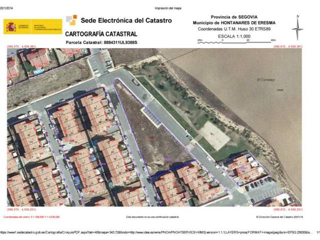 Terreno en Venta en Calle Tulipan, 47 en Hontanares de Eresma
