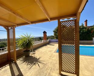 Terrace of House or chalet to rent in Turís  with Terrace, Swimming Pool and Balcony