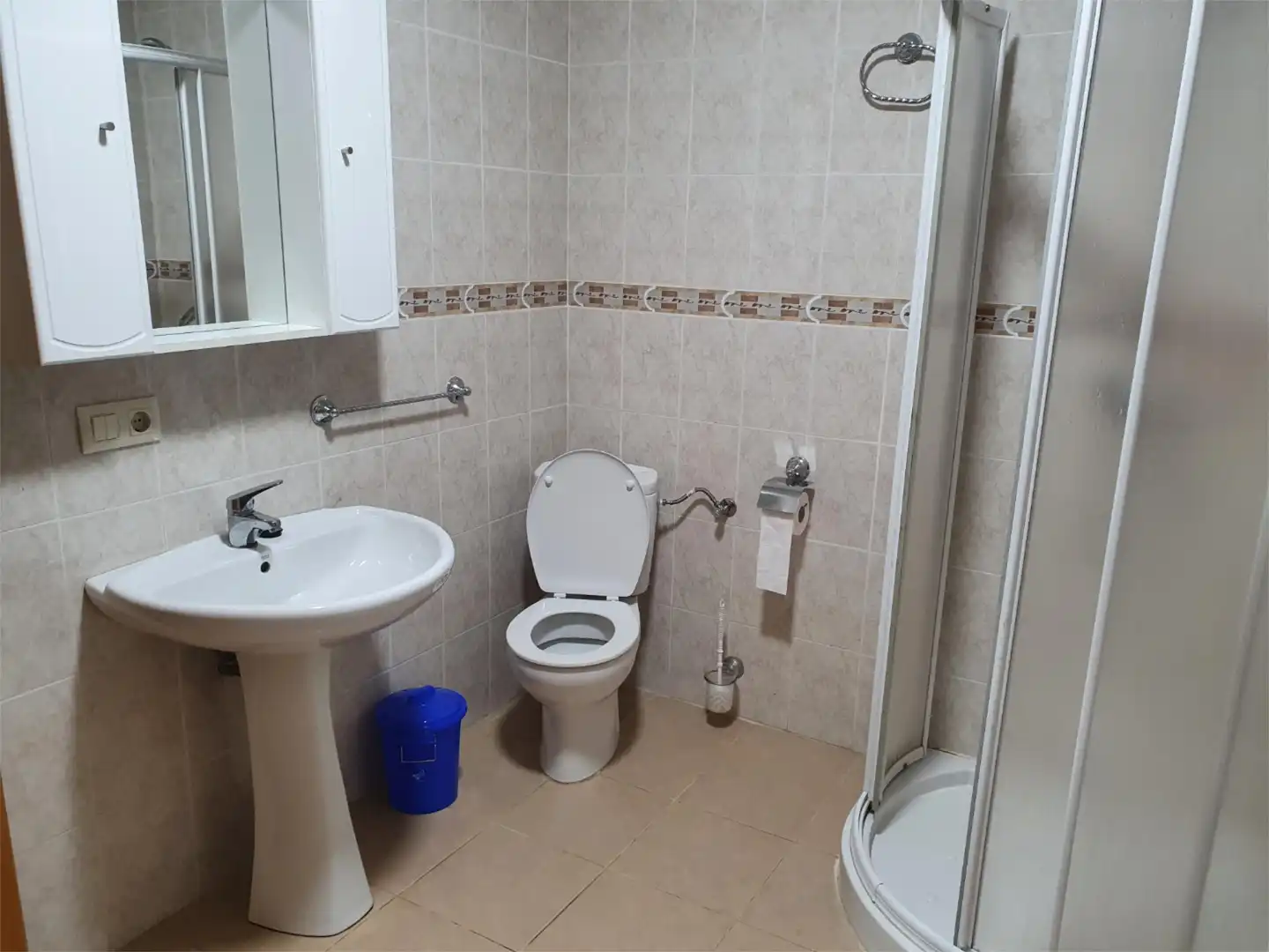 Bathroom of Flat for sale in Robleda  with Heating, Terrace and Furnished