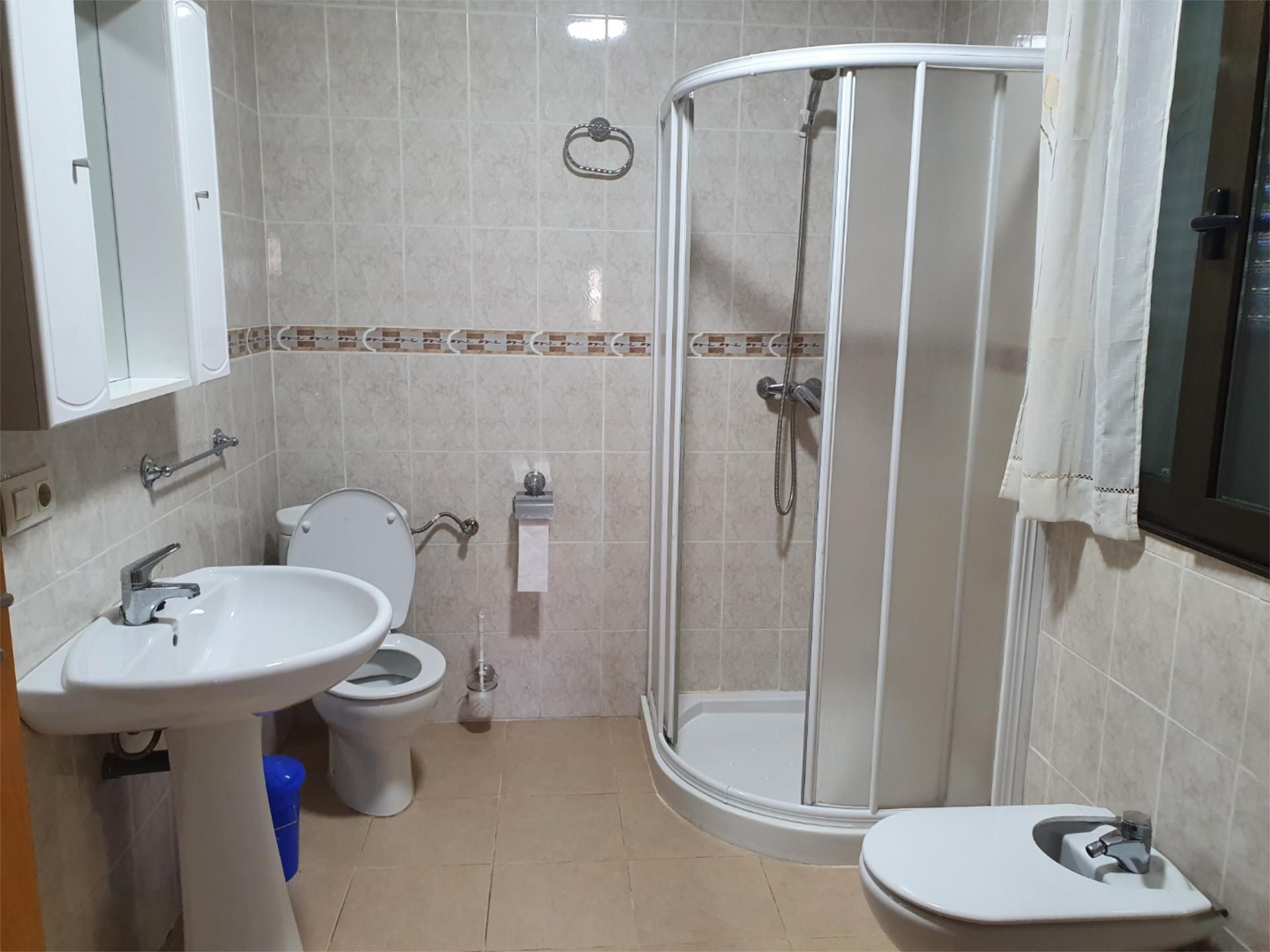 Bathroom of Flat for sale in Robleda  with Heating, Terrace and Furnished