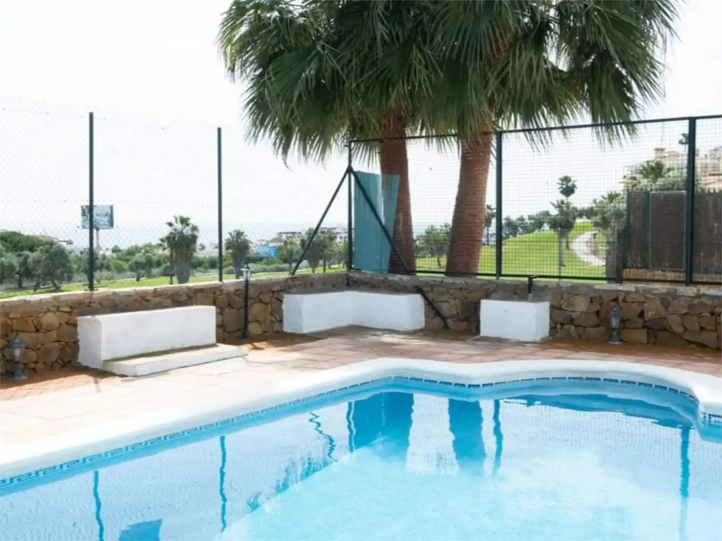 Swimming pool of Houses for sale in Manilva  with Swimming Pool and Balcony