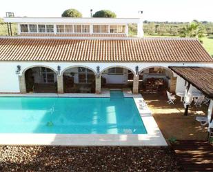 Swimming pool of Country house for sale in Aznalcázar  with Air Conditioner, Terrace and Swimming Pool