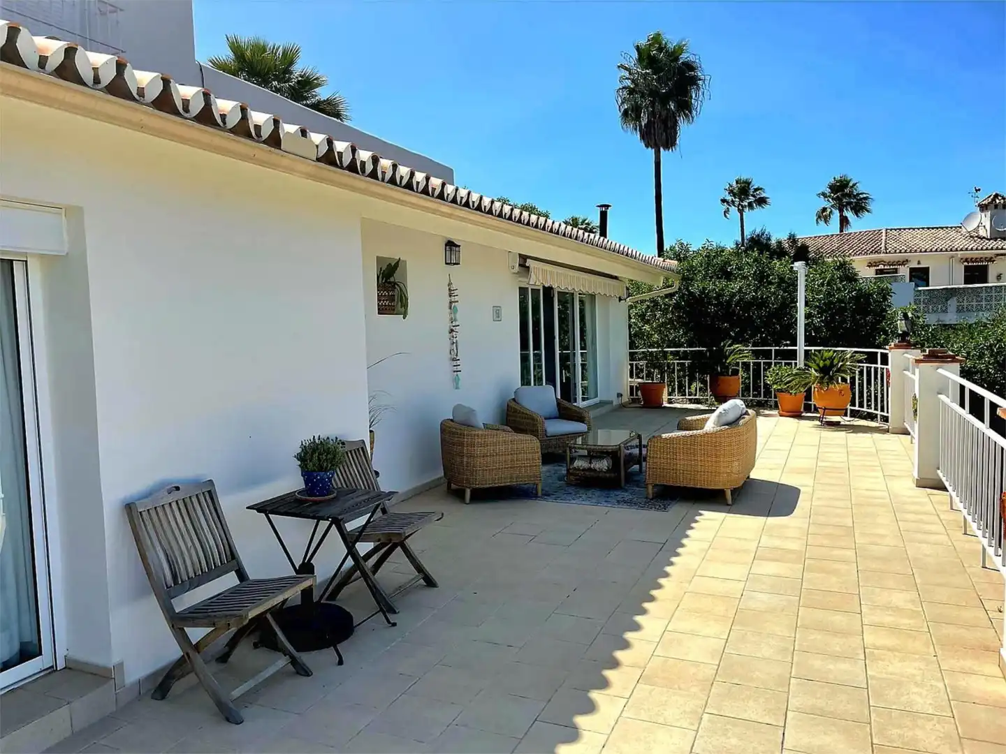 Terrace of Houses for sale in Mijas  with Air Conditioner, Terrace and Swimming Pool