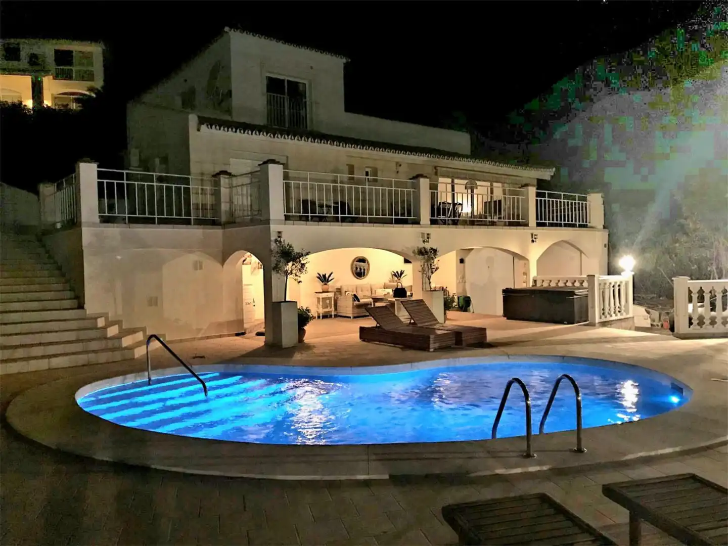 Swimming pool of Houses for sale in Mijas  with Air Conditioner, Terrace and Swimming Pool