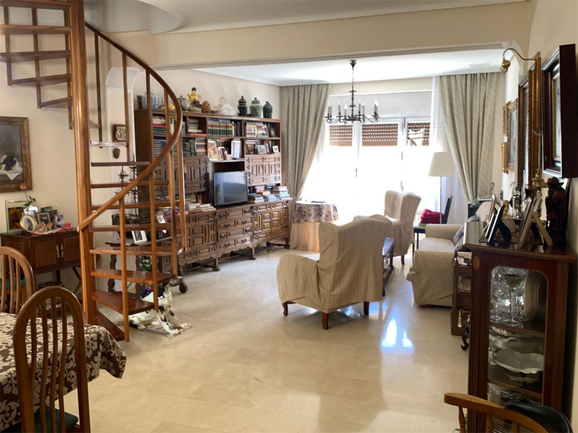 Living room of Flat for sale in  Teruel Capital  with Heating, Terrace and Storage room