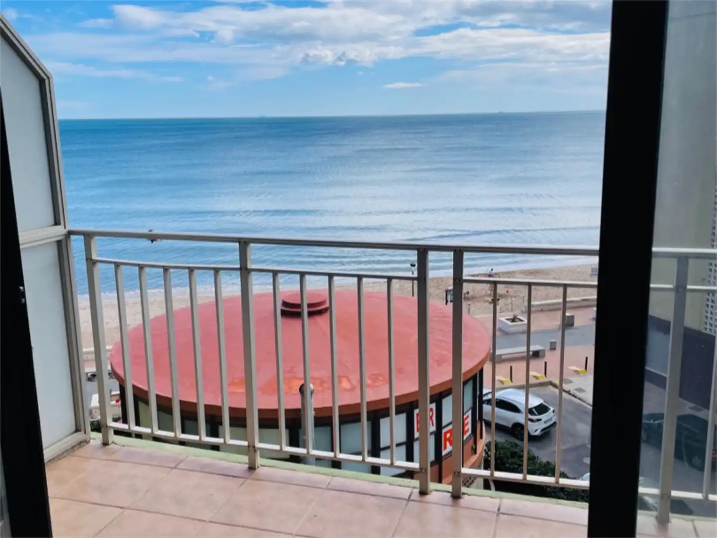 Terraza de Piso de alquiler en Sueca con Aire acondicionado, Calefacción y Jardín privado