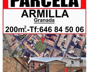 Exterior view of Constructible Land for sale in Armilla