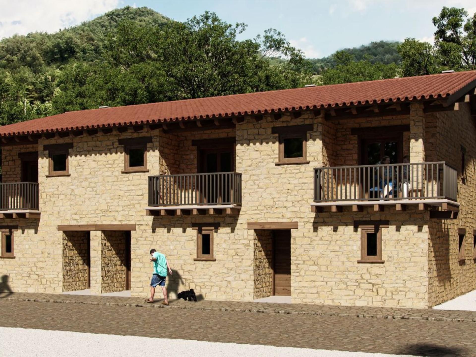 Exterior view of Single-family semi-detached for sale in Tavertet  with Air Conditioner, Heating and Private garden