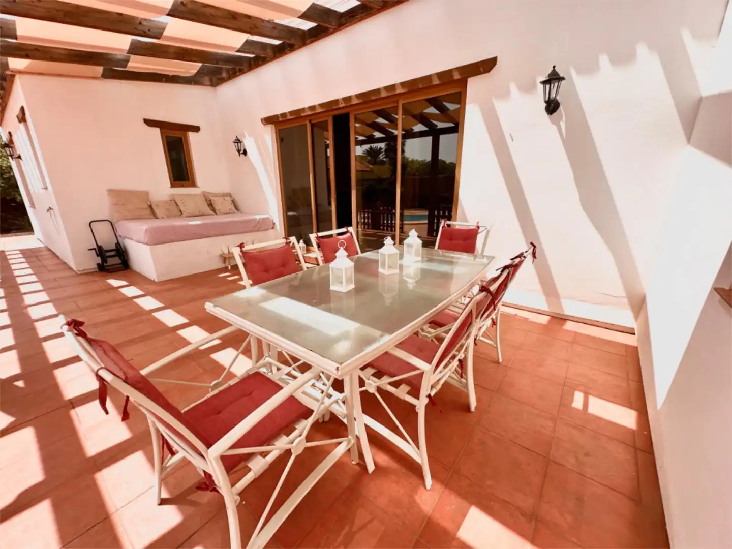 Terrace of Houses for sale in La Oliva  with Terrace, Swimming Pool and Balcony