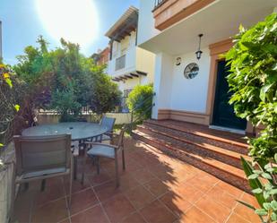 Exterior view of Single-family semi-detached to rent in Marbella  with Air Conditioner, Terrace and Swimming Pool