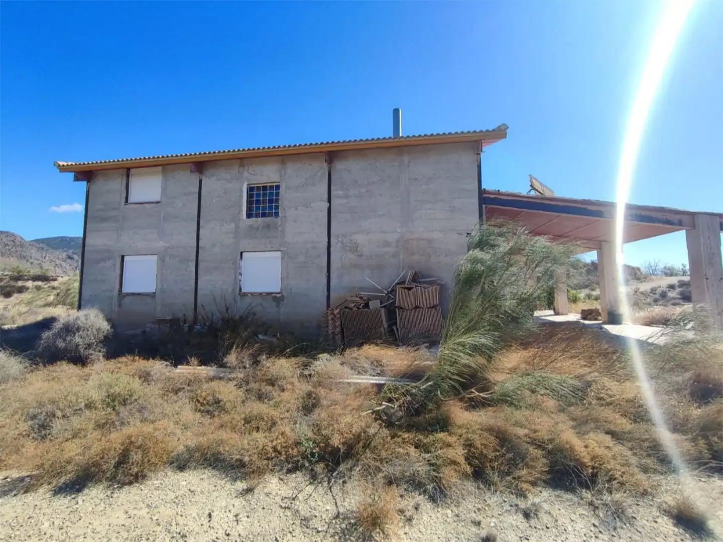 Finca rústica en venda a Diseminado Agua Amarga, 4, Urrácal Vista exterior de Finca rústica en venda en Urrácal amb Jardí privat