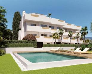 Exterior view of Single-family semi-detached for sale in Marbella  with Air Conditioner, Terrace and Swimming Pool