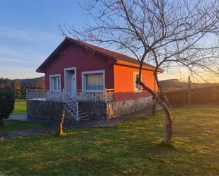 Exterior view of House or chalet for sale in Boimorto  with Private garden, Parquet flooring and Furnished